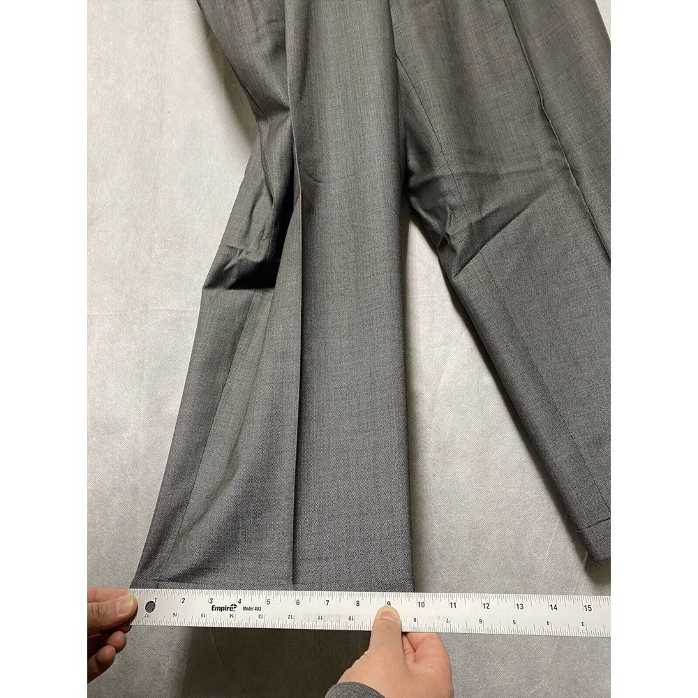 Ralph Lauren Suit Men 44R Gray 2B Wool Career Office Pants Business 40X28 Luxury - Picture 14 of 16